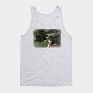 Umbrella On The Overlook Tank Top